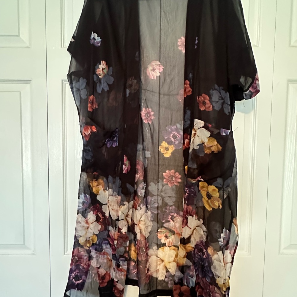 Floral Sheer Kimono